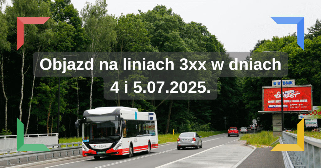 Objazd na liniach 3xx