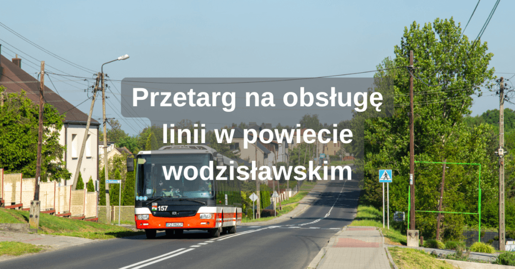 Przetarg na obsługę linii w powiecie wodzisławskim